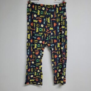 Vintage DC Comics Pajama Pants Super Hero XL Batman Superman Aquaman Cotton